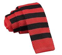 L&L® Men's Fashion Striped Knit Knitted Tie Slim Skinny Woven