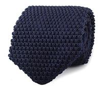 L&L® Men's Knit Knitted Tie Classic 8.5cm Wide Woven Pointed Bottom