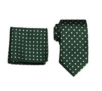 L&L® Men's Woven Polka Dot Tie Hanky Handkerchief Pocket Square Set