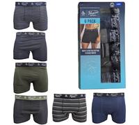 (L, L) Original Penguin Mens 6X Pack Boxer Trunks Stretch Cotton Rich Underwear Gift