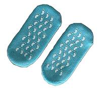L&L® UNISEX PURE MOISTURISING GEL SOCKS FOOT CARE SPA TREATMENT ANTI-SLIP 2pcs GIFT (Light blue)
