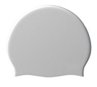 L&L® Unisex Swimming Pool Cap Silicone Swim Hat Waterproof School kid adult (Silver)