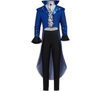 (L) Labyrinth Jareth Cosplay Costume Men's The Goblin King Costume Suit