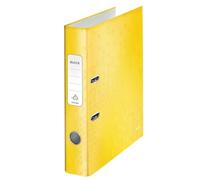 Leitz Lever Arch File 180 WOW A4 50mm Yellow (Pack 10) - 10060016