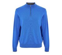 (L, Lapis Blue) Callaway Mens Knitted Funnel Neck Sweater Top