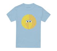(L, Light Blue) Sesame Street Unisex Adult Big Bird Beak T-Shirt