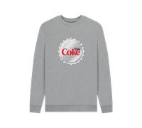 (L, Light Heather) Coca Cola Diet Coke Heather Grey Sweatshirt