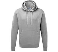 Russell Men's Colour Hooded Sweatshirt Hoodie in Grey | Size: Large Russell Grey L