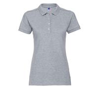 Russell Athletic Womens/Ladies Pique Stretch Polo Shirt (Light Oxford) - Grey - Size Large