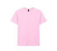 (L, Light Pink) Gildan Mens Short Sleeve Soft-Style T-Shirt