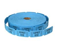 L LIKED 2000 Blue Raffle Tickets with Perforations and Consecutive Numbers,Single Ticket Roll for Events, Carnivals, Door Prizes & Drinks