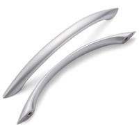 L&lonpa 10 Pack Silver Cabinet Pulls 128mm Hole Center Solid Aluminum Alloy Drawer Handles Modern Kitchen Bathroom Bedroom Cabinet Hardware