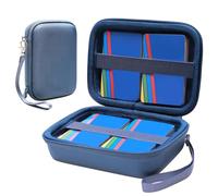 L LTGEM 300+ Card Game Case Compatible with Dutch Blitz/SKYJO/Phase10, Blue | Fits 5 Crowns/UNO/Pokemon/Piles/Exploding Kittens/Five Crowns/Flip 7/Slingz/Go Fish/Monopoly Deal Playing Card, Case Only