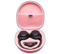 L LTGEM Carrying Case for soundcore by Anker Q20 Q20i Q30 Q35 Q45 H30i Hybrid Active Noise Cancelling Headphones - Portable Travel Bag (Case Only) - Pink