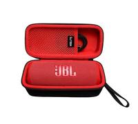 L LTGEM Case for JBL Flip 7/6/5 - Portable Travel Case - Red | Compatible with Flip Essential 2 Speaker