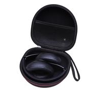 L LTGEM Hard Case Headphone Case Compatible with TOZO/KVIDIO/Beats/JLab/Soundcore Anker/JBL Noise Cancelling Over-Ear Headphones, Black (Case Only)