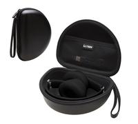 L LTGEM Hard Case Headphone Case Compatible with TOZO/KVIDIO/Beats/Soundcore Anker/JBL Noise Cancelling Over-Ear Headphones Black