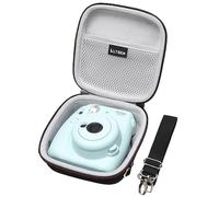 L LTGEM Hard Case with hand strap for Fuji Instax Mini 12 , 11 , 10 , 9 , 8 , 7 Instant Camera - Portable Travel Bag ( Case Only )