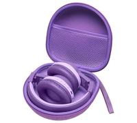 L LTGEM Kids Headphones Case Carrying Case for iClever BTH12 BTH20 BTH26 BTH03 HS14 HS19 / Candy Bila/IMYB Foldable/EarFun K1 Kids Bluetooth Headphones - Portable Travel Bag- Purple (Case Only)