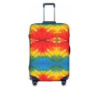 L Luggage Cover Protector - Fashionable Fantastic Parrot Feather Print Suitcase Cover, Aesthetic Travel Accessories, Invisible Zipper