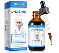 L Lysine Drops,L-Lysine For Cats L-Lysine Nutritional Supplements For Immune Support Sneezing, Cold, Runny Nose, Feline Respiratory, Eye Function 60ml (60ML)