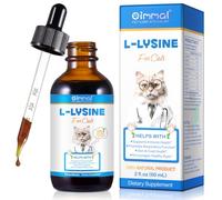 L-Lysine for Cats, L-ysine Supplement for Cats, Cat Lysine Drops, 60ML Drops for Respiratory, Sneezing, Runny Nose, Eye Function, Immune Support, Allergy Relief for Kittens