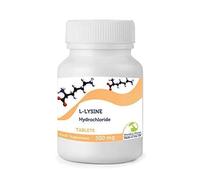 L-lysine Hydrochloride 1000mg Health Food Supplement Amino Acid 30 Tablets Pills in Bottles Quality Britain HEALTHY MOOD UK