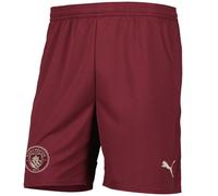 PUMA Men's Manchester City Football Shorts 2024/25 - Burgundy - Size: L
