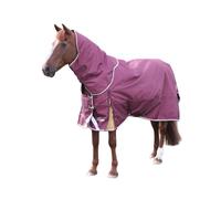 (L, Maroon) Highlander 100g Horse Turnout Neck Cover