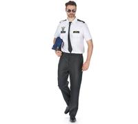(L) Men's airline pilot costume