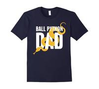 (L) Mens “Ball Python Dad” Funny Ball Python T-Shirt-Father's Day