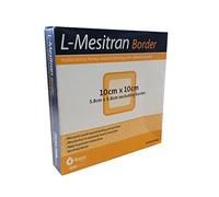 L-Mesitran Border Hydro-Active Honey Wound Dressing With Adhesive Border 10cm x 10cm - Pack of 10