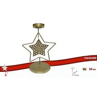 L.Metal Gold Candle Holder 15 x 7 x 20 cm