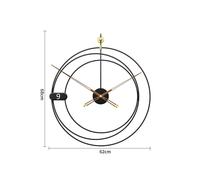 (L) Modern Minimalist Wall Clock Fashion Personality Creative Wall Clock Living Room Home Decoration