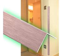 L Molding Wall Corner Protector, Aluminum Self Adhesive Corner Guards For Walls, Wall Edging Strip Double Side Edge Safety Bumpers For Door Frame(Rose Gold,L 90 x W 1CM(36" x 2/5"))