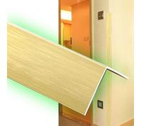 L Molding Wall Corner Protector, Aluminum Self Adhesive Corner Guards For Walls, Wall Edging Strip Double Side Edge Safety Bumpers For Door Frame(Gold,L 90 x W 5CM (36" x 2"))