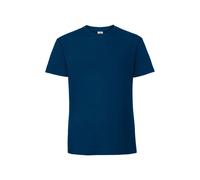 (L, Mountain Blue) Fruit Of The Loom Mens Iconic Premium Ringspun Cotton T-Shirt