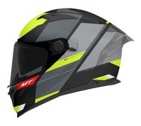(L) MT Braker SV Chento B3 Full Face Helmet Matt Black / Fluo Yellow