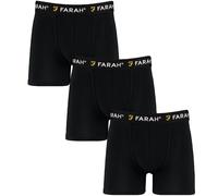 (L, Multicoloured) 3 Pack Farah Mens Saginaw Elasticated Underwear Boxer Shorts Briefs - Assorted