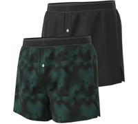 (L, Multicoloured) Adidas Mens Woven Boxer Shorts (Pack of 2)
