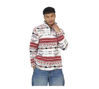 (L, Multicoloured) Brave Soul Mens Hebden Fleece Quarter Zip Sweatshirt