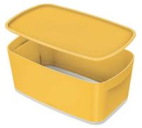 Leitz Storage Boxes, Polystyrene (PS), Warm Yellow, 318 x 128 x 191 mm