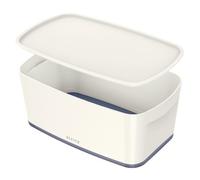 L:MyBox Small with Lid WOW white/grey