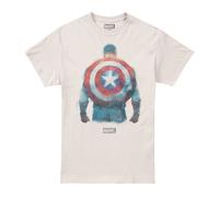 (L, Natural) Captain America Mens Soldier T-Shirt