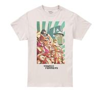 (L, Natural) Transformers Mens Autobots Assemble T-Shirt