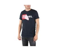 (L, Navy) DIESEL T DIEGO QA Mens T Shirt Casual Cotton Tee