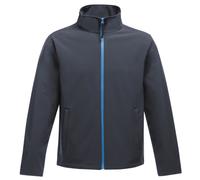 (L, Navy/French Blue) Regatta Standout Mens Ablaze Printable Soft Shell Jacket