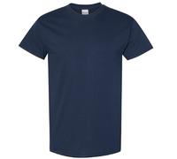 Gildan Mens Heavy Cotton Short Sleeve T-Shirt (L) (Navy)