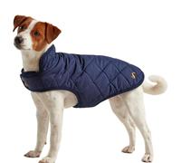 (L, Navy) Joules Quilted Dog Coat