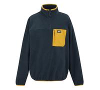 (L, Navy/Mustard) Regatta Mens Frankie Half Zip Fleece Top